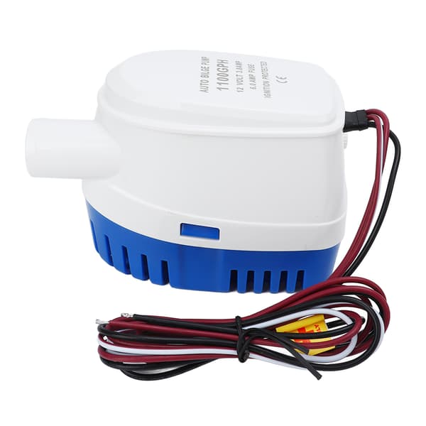 Automatic Submersible Boat Bilge Pump 12V Plastic Boat Accessories with Float Switch 1100GPH