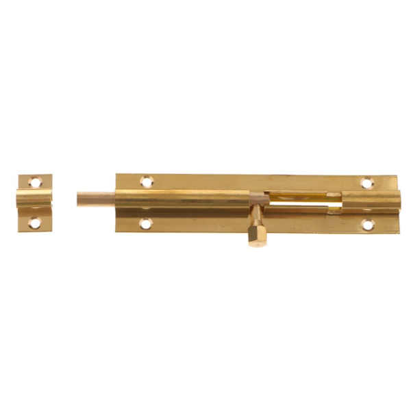 Dörrlås i mässing Låsregel Cylinder Hem Grind Säkerhet 11,2 cm
