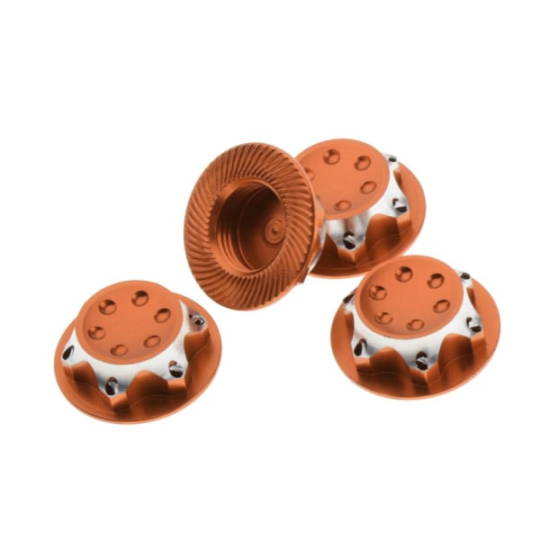 4x17mm Fin Dammskydd Hjulmutter För HSP ZD 1/8 RC Bil Buggy Truck