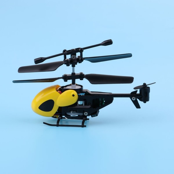 Mini 2.5 Kanalers Plast Mikro Helikopter Leksaker Mikro RC Helikopter Gul