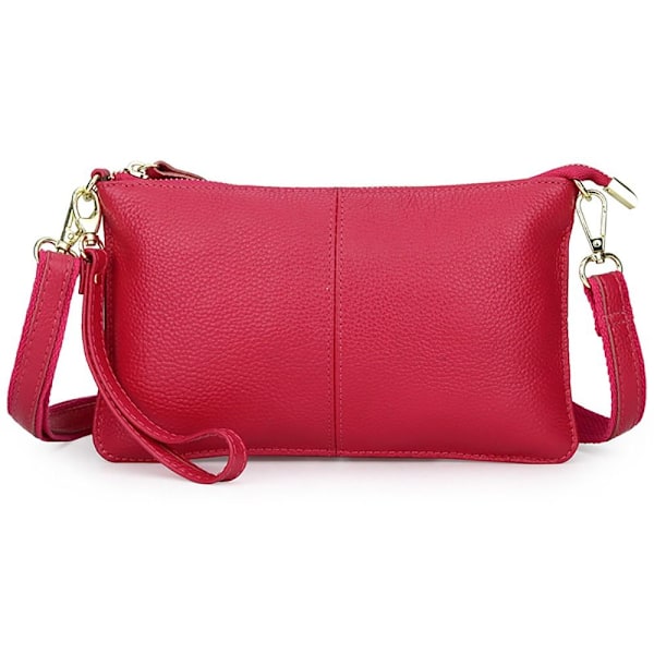 Enkel Axelväska Crossbody Väska ROSE RED