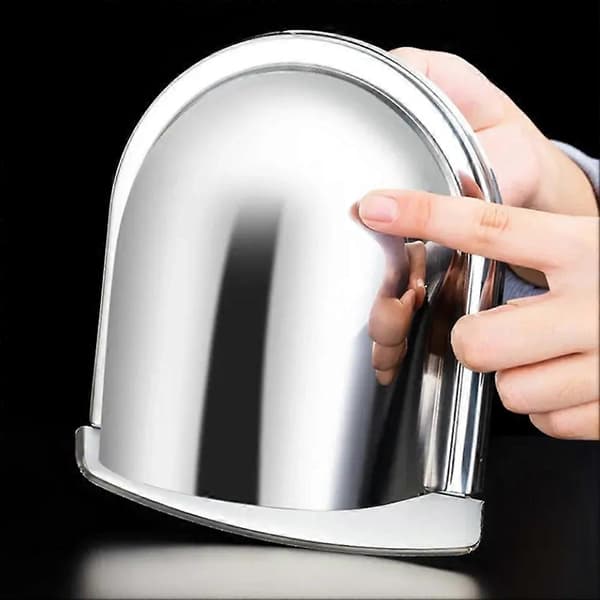 Vægventilationsdæksel i rustfrit stål Udsugningsventil Gitterkanalafdækning til ventilationsudtag 150MM Silver 150Mm
