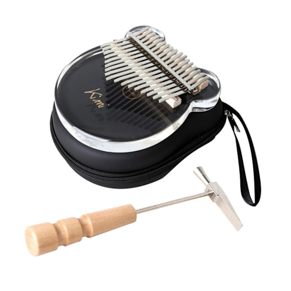 2x17 Tangenter Kalimba Board Klar Akryl Tumme Piano Mbira Keyboard Instrument
