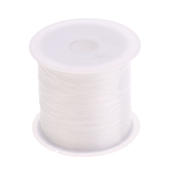 Flätad transparent nylontråd 0.5 0.15 persika