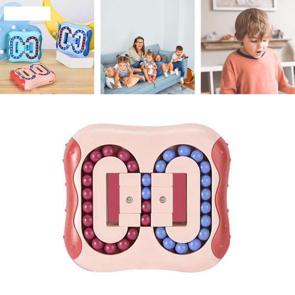 Roterande Magic Bean Finger Cube Pocket Toy Barns pedagogiska leksaker Style 2