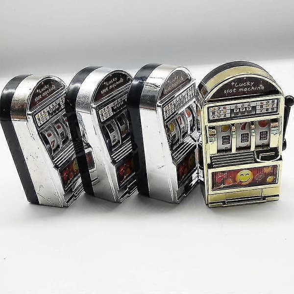 2 st mini-spelautomat barn handhållen lotterimaskin leksaksshaker presentleksak