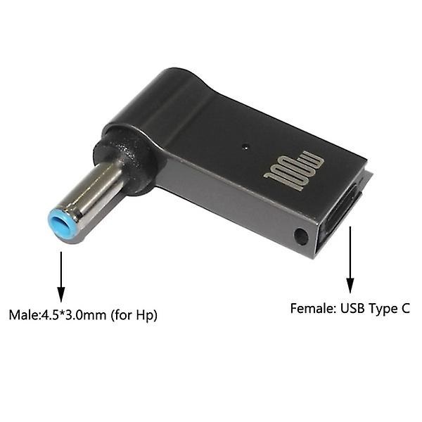 100W USB Typ C Snabbladdningsadapterkontakt Universell USB C Laptop Laddare Konverterare For Lenovo Thinkpad