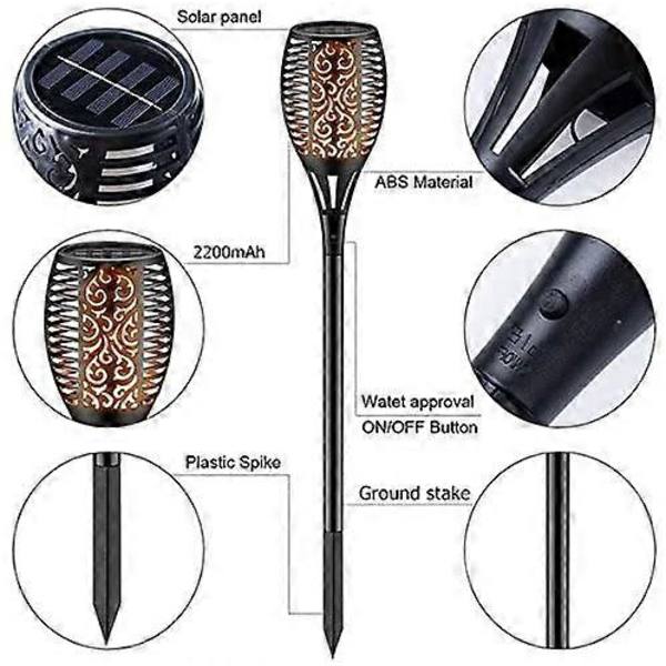 [RM]Solar Lights Outdoor, StillCool Solar Flickering Dancing Flames Waterproof Security Lights (Large)