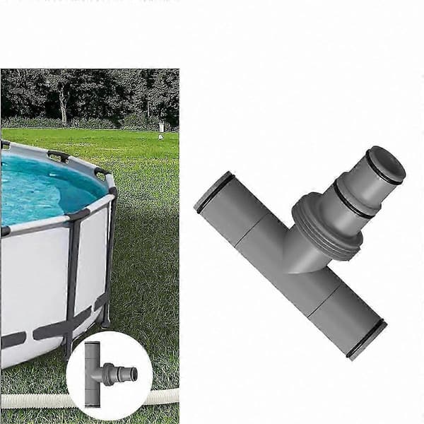 1,5 tommer poolslange T-stik - 2-pak, 1,5 tommer til 1,5 tommer T-samling til poolslanger