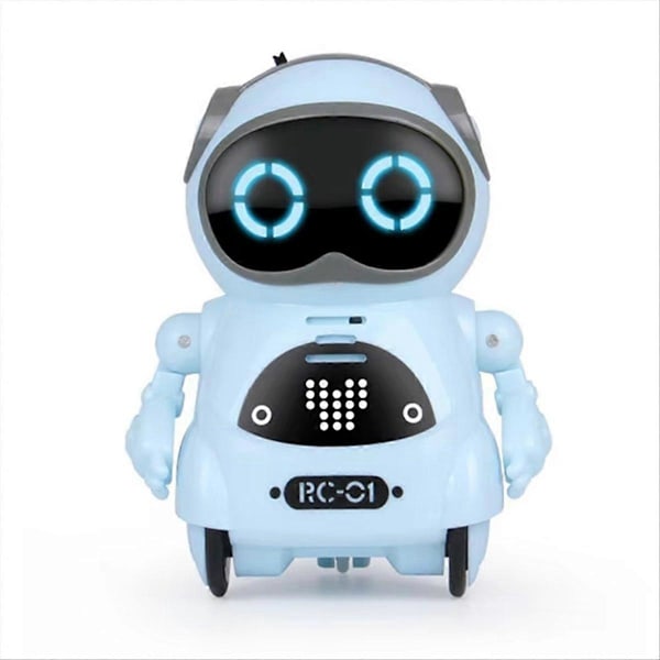 [RM]Fick-RC-robot som talar interaktiv röstigenkänning för barn, blå