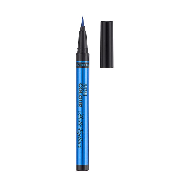 Matt Färg Eyeliner Vattentät Långvarig Flytande Eyeliner Penna blue