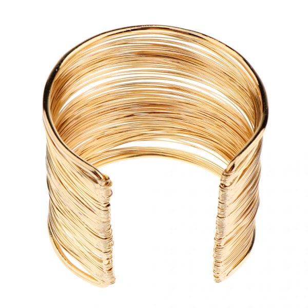 Armband i legering för kvinnor, styvt armband med minnestråd