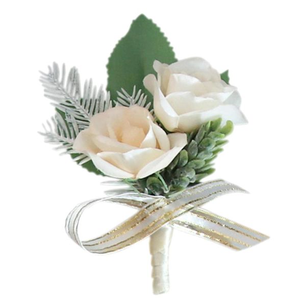 Boutonniere Corsage Bröllopsnål Brud Brosch