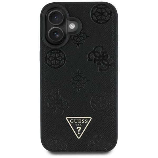 [RM]Guess Mobilcover til iPhone 16 MagSafe Hot Stamp Peony Triangle 75