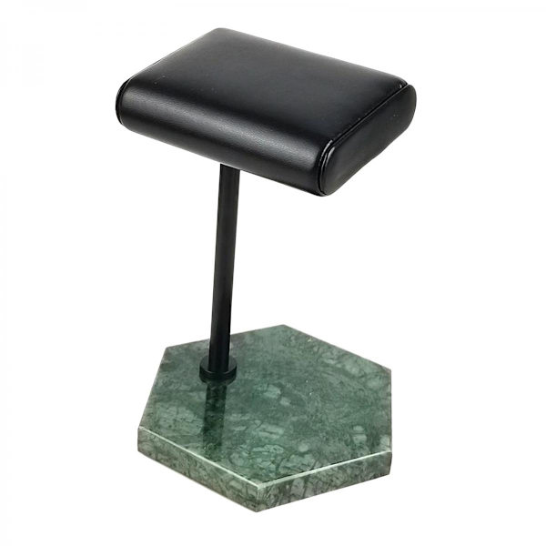 Marmor Armband Armbandsur Display Rack Hållare Show Grön Svart