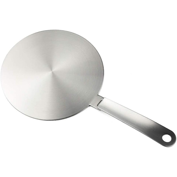 [RM] Induction adapter, conversion plate for induction hob, heat distribution plate with removable handle and base 20 cm
