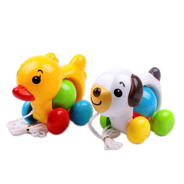 Baby Learning Walking Toy Multicolor Duck Vehicle Sound Development Toy