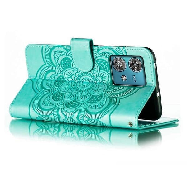 Läderfodral för Motorola Edge 40 Neo Green
