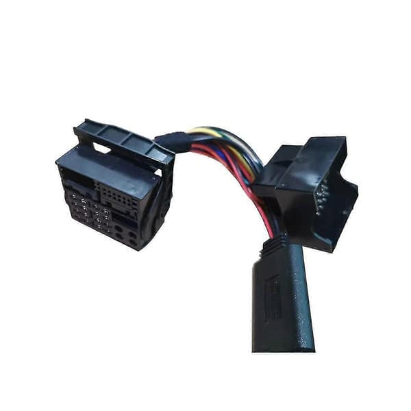 Bluetooth 5.0 Aux-kabeladapter med ekstern mikrofon til Opel Cd30 Cdc40 Cd70 Dvd90 Black