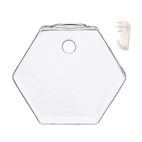 Hydroponisk Vas Hydroponisk Vas Krukväxt Terrarium Hexagon Terrarium 13cm