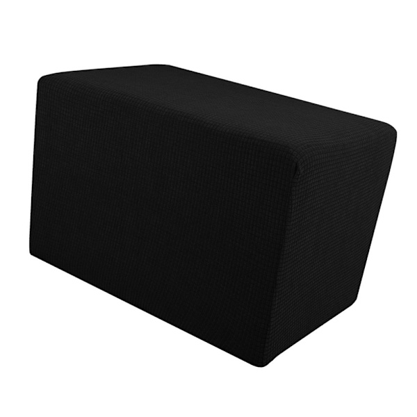 Expanderbar Sittpuff Fotpall Fotstöd Pad Pallskydd B Svart