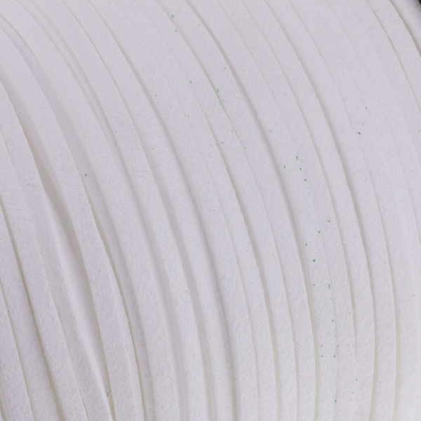 100 Yards Faux Mockaläder Snöre Tråd DIY Armband Halsband Vit