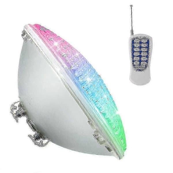 [RM]LED Pool Lighting, 18W Par56 RGB Pool Lamp. Underwater Spotlight with Remote Control, 12V AC/DC IP68 Waterproof Pool Light