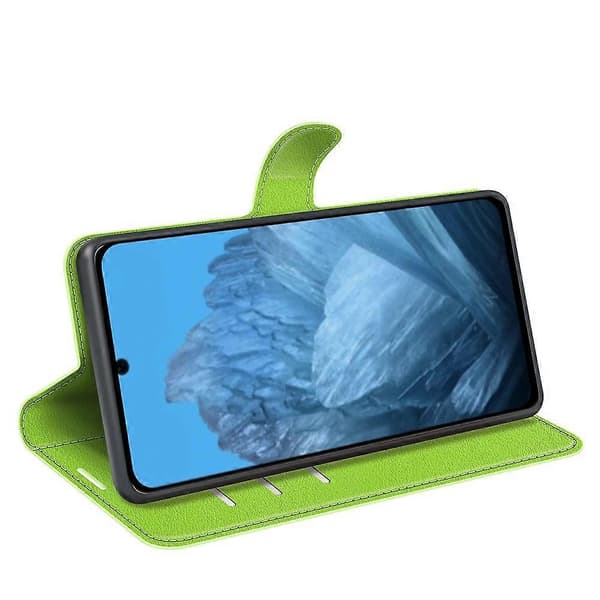 Litchi-läderfodral för Google Pixel 9 / 9 Pro Green For Google Pixel 9 / 9 Pro