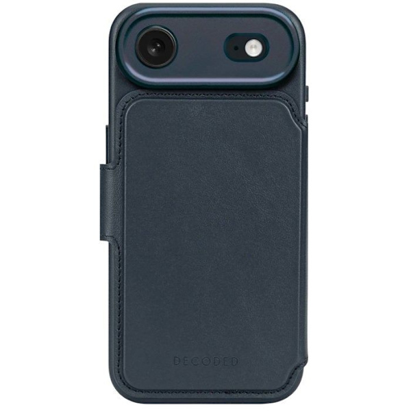 [RM]MagSafe-deksel - DECODED - iPhone Air - Avtakbart - ECCO-skinn - Mørkeblå Blå