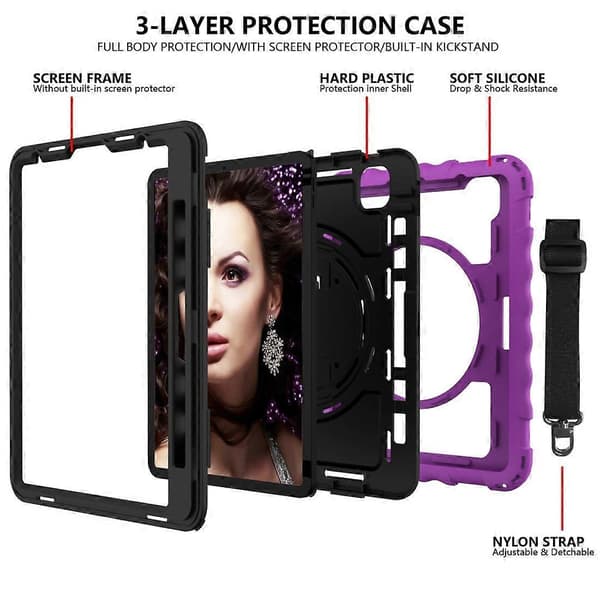 Hardt etui til iPad Pro 11 tommer 2020 Purple