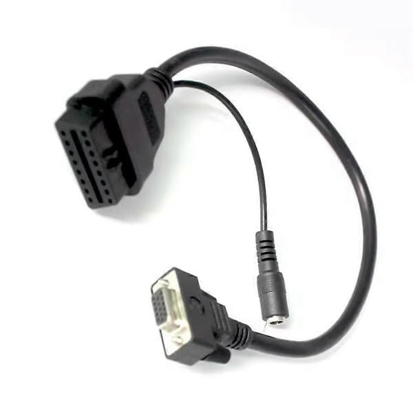 OBD2 15PIN til 16pin til Launch X431 OBD-kabeladapterkonvertering Auto Diag Hovedkabel Bilværktøj 15