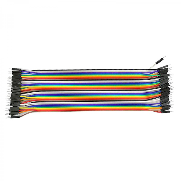 Dupont Kopplingskabel Experimentkort Kopplingskabel Sorterad Kit 40st H till H 30cm