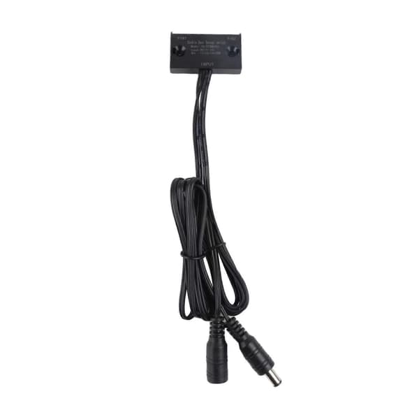 2X Dørsensor Kontrollbryter DC12V-24V Dobbeltsidig Induksjon for LED Strip / Bar Lys Skap Garderobe A Black