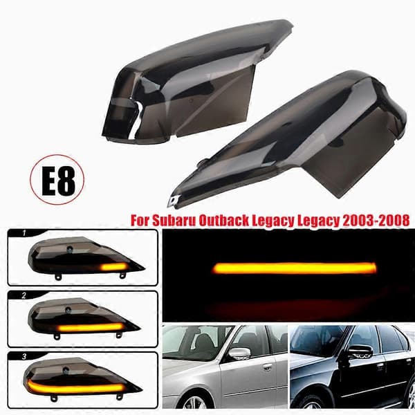 [RM]2 STK til Subaru Forester Legacy Outback 2003-2006 2007 2008 LED dynamisk blinklys bakspejlslampe biltilbehør