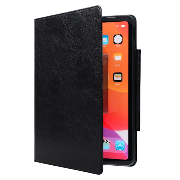 [RM]Samsung Galaxy Tab A9+ / A11+ Kattspänne Läderfodral Svart