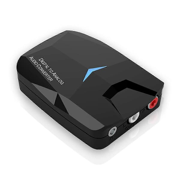 Digital til Analog Adapter Bluetooth-kompatibel Audio Adapter 3.5mm Udgang