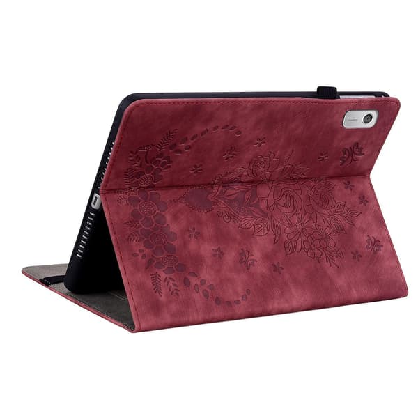 [RM]Leather Tablet Case Compatible with Lenovo Tab M9 Red