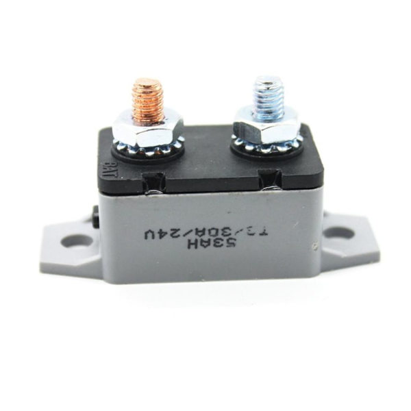 12v-24v Bil Marin Båt Audio Strömbrytare Manuell Återställningssäkring 30A
