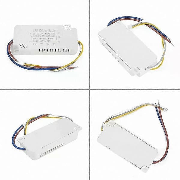 3-farvet LED-driveradapter, ikke-isoleret transformer, AC165-265V, 8-70W til LED-belysning