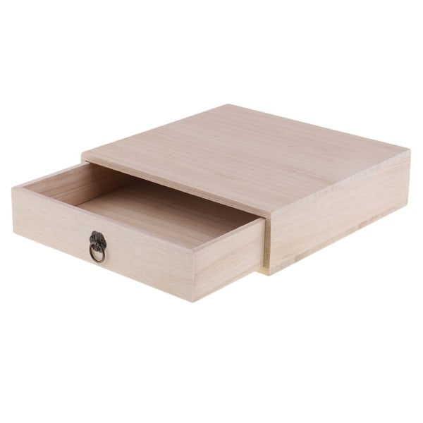 Trälåda Bambu Te Box Förvaring