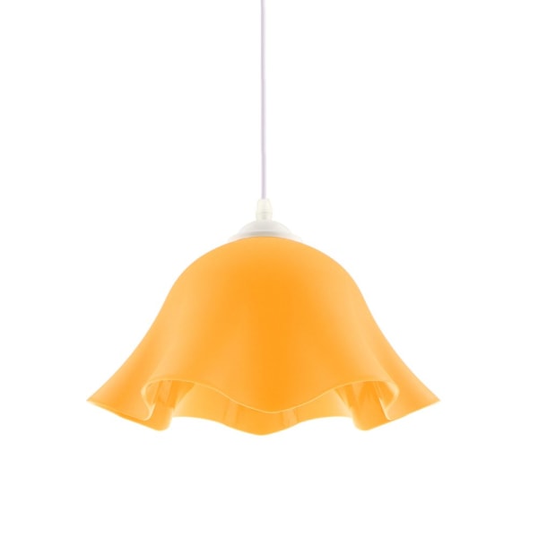 Modern Blomformad Pendellampskärm Orange