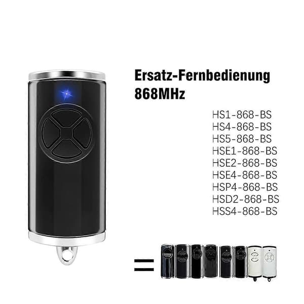 868MHz Garage Door Opener, 2-Pack Replacement Garage Door Opener for Handheld Transmitter -4-868-BS HCY
