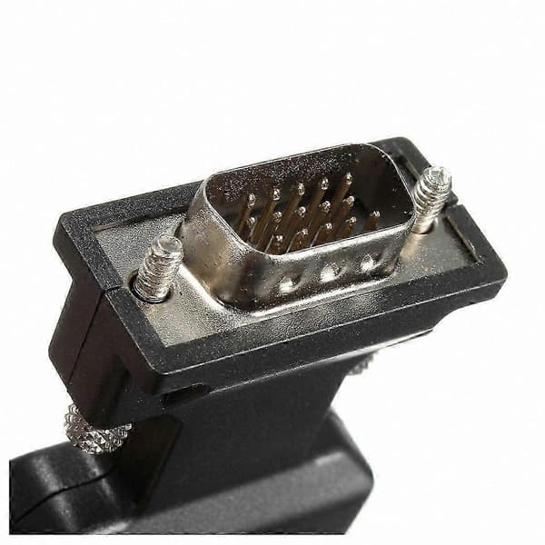 HDMI til VGA-adapter med USB-lydsupport til 1080P videokonvertering Black