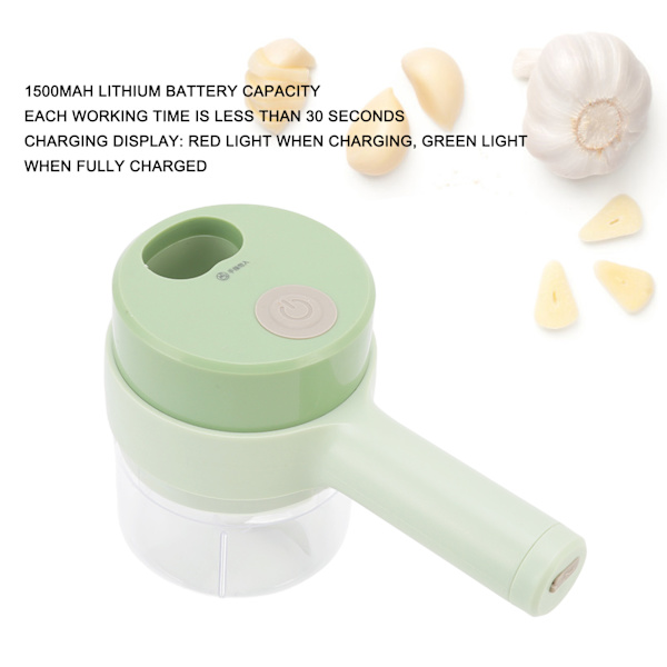 [RM]Cordless Electric Ginger Press: Perfect Kitchen Tool for Home Use