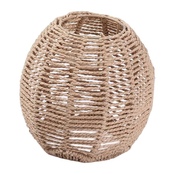 [RM]3x Ceiling Lamp Shades Fixture Wicker Paper Rope Lampshade Home Dining Room