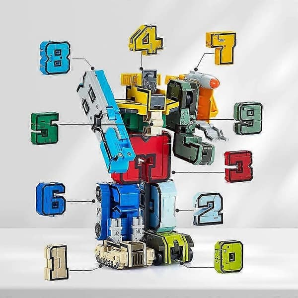 [RM] Digitale militære robotlegetøj til 3-6 årige drenge/piger med tal 0-9 læringsfunktioner