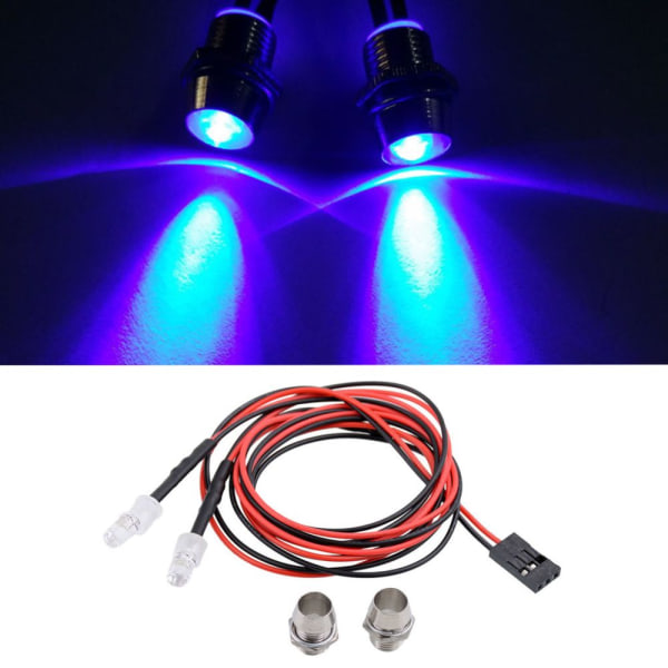 RC LED-lampa för 1/5 1/8 1/10 1/12 1/16 Modellbil Reservdelar Tillbehör