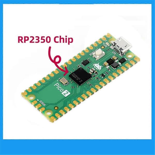 Til Pico 2 udviklingskort RP2350 mikrocontroller ARM -M33 Hazard3 RISC-V 520KB 4MB bundkort