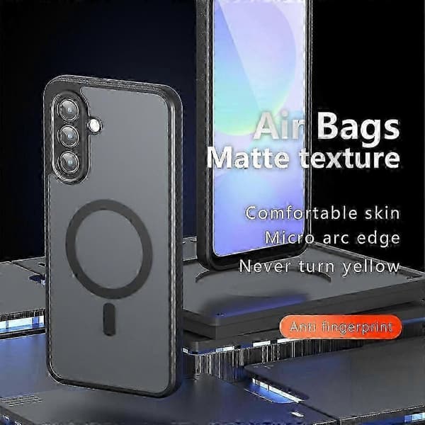 [RM] Kompatibelt etui til Galaxy A15 5G med MagSafe TPU + PC mat overflade telefoncover