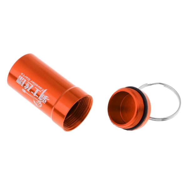 Bärbar dart flight saver skydd mjuk spets tillbehör förvaringslåda orange